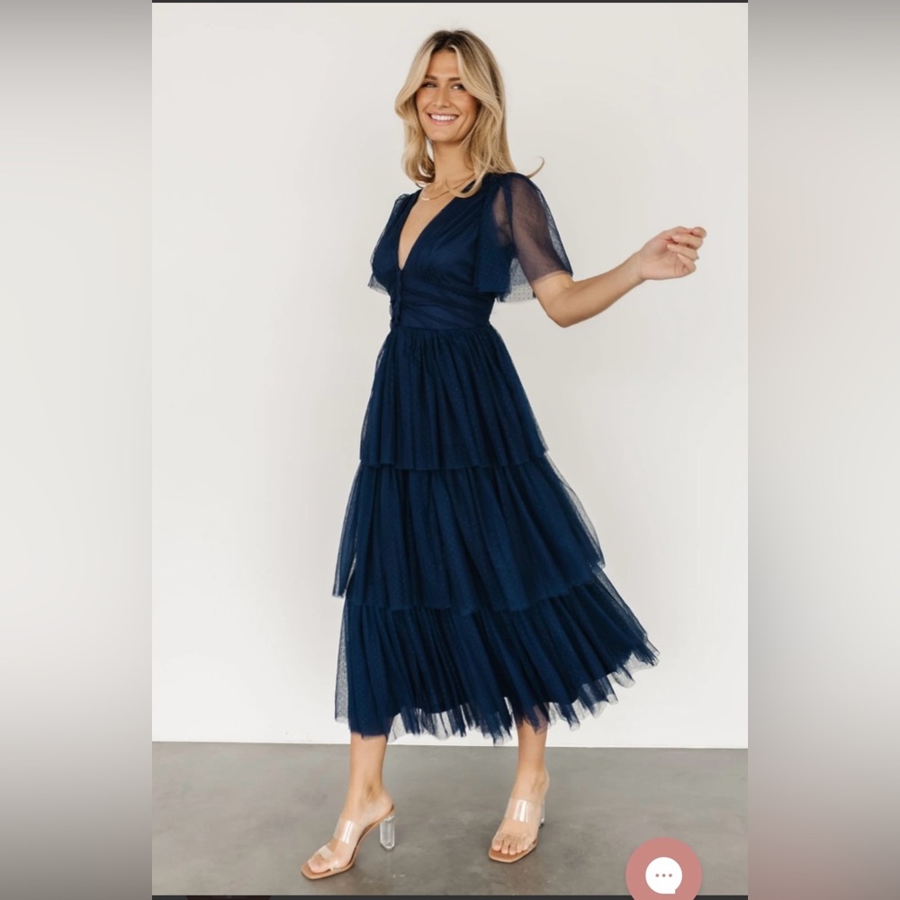 Starlet Tiered Maxi Dress | Midnight Blue